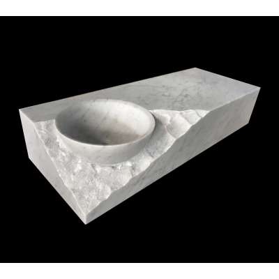 Modern design Marble stone pedestal basin sink for sale